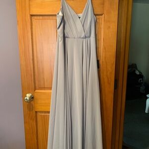 Lulus Grey prom/bridesmaid dress
